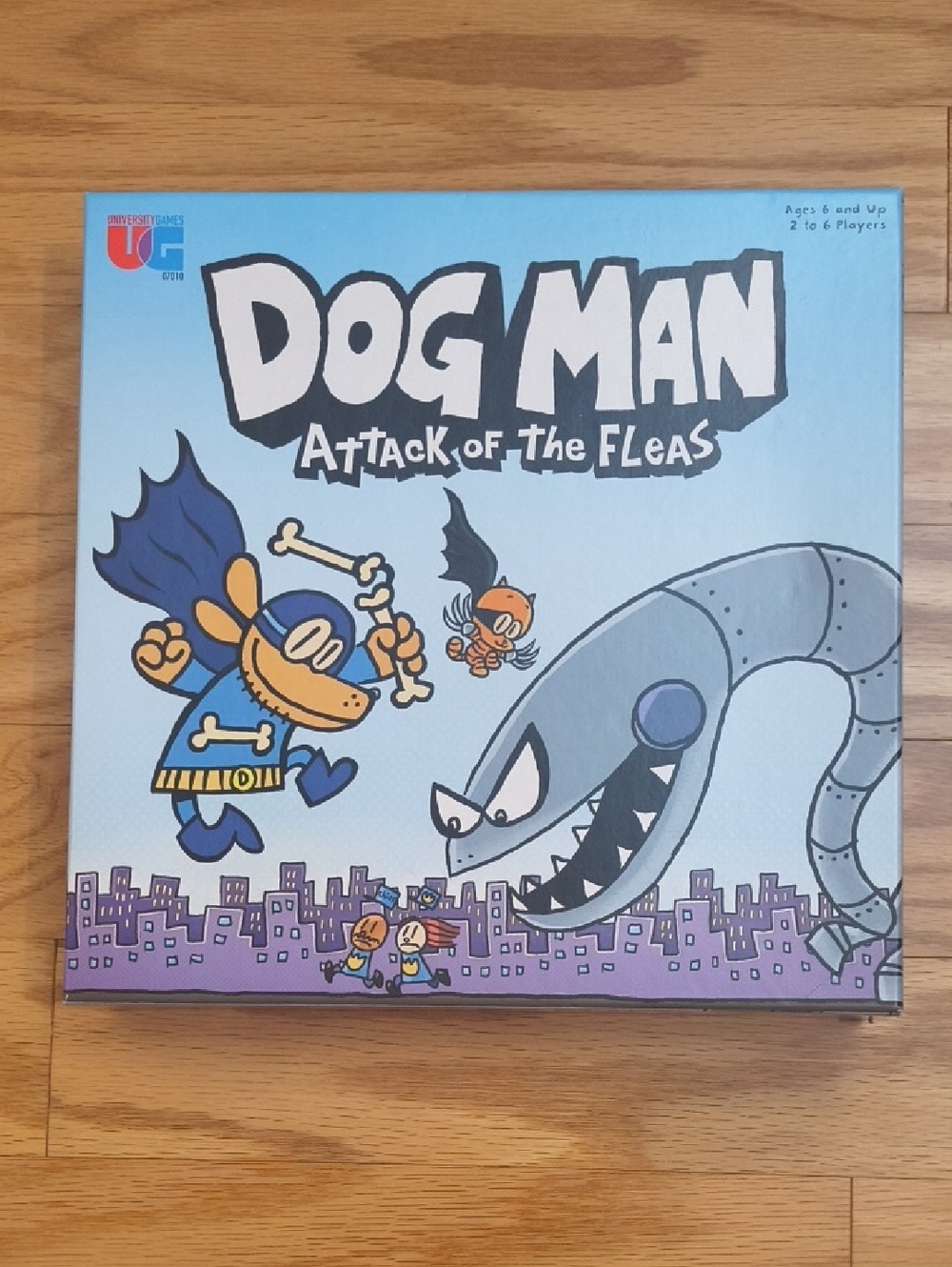 Dogman Attack of the Fleas Board Game University Games Ages 6+ EUC